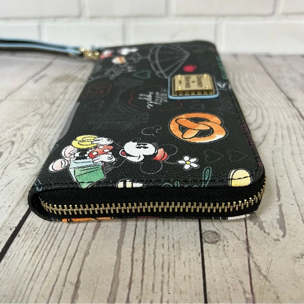 Dooney & Bourke Disney New York City 🥨 Large Zip Around Wristlet Wallet Mickey - Picture 6 of 16